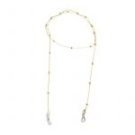41170 Цепочка для очков EYETEC N2102 золотой 70 см.