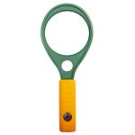 50024 Лупа ручная 1051 YT d65мм/22мм 3Х/5Х (пластик/ракетка)