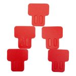 33502 Ценник пластиковый красный