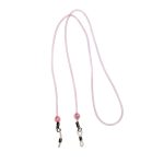 40421 Шнурок для очков N126 светло-розовый,силиконовый