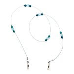 40342 Цепочка для очков P082 бирюзовый,зелёный