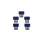 33505 Ценник пластиковый синий