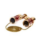 10002 Театральный бинокль 0325 G04 красный