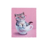 33738 Салфетка микрофибра с рисунком KAP-1518 OPP 007 PC