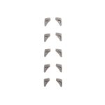 75189 Силиконовые стопперы CT-11 серый 5 пар