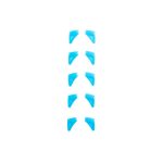 75191 Силиконовые стопперы CT-11 голубой 5 пар