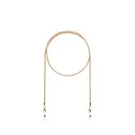 41273 Цепочка для очков EYETEC GL844 золотой 70 см.