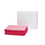 50478 Салфетки из микрофибры CC-1416 розовый 140*160мм 1уп.=100шт