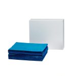 50479 Салфетки из микрофибры CC-1416 светло-голубой 140*160мм 1уп.=100шт