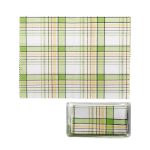 33762 Салфетка из микрофибры в индивидуальной упаковке CW65100 KAC-1518 зелёная